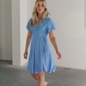 NWOT Rollas Fleur Little Wrap Dress